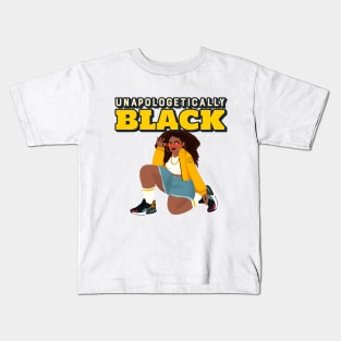 unapologetically black Kids T-Shirt